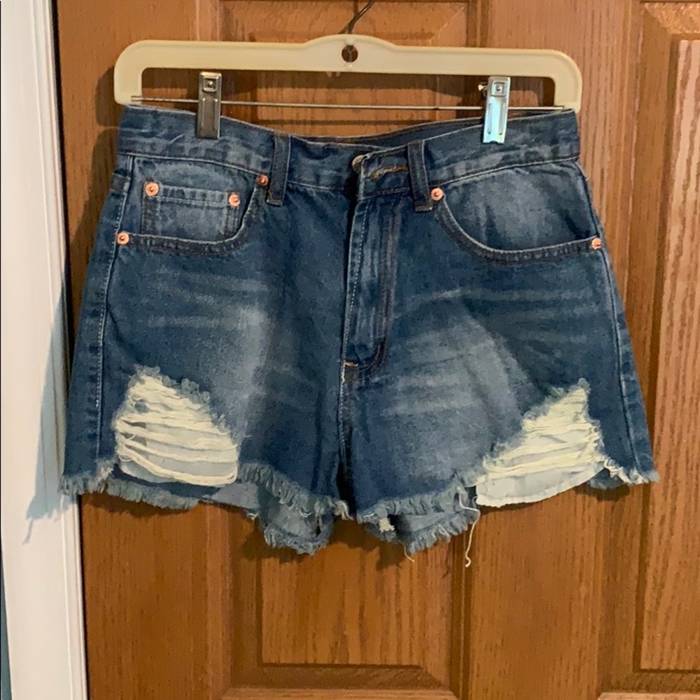 Forever 21 High Waisted Jean Shorts